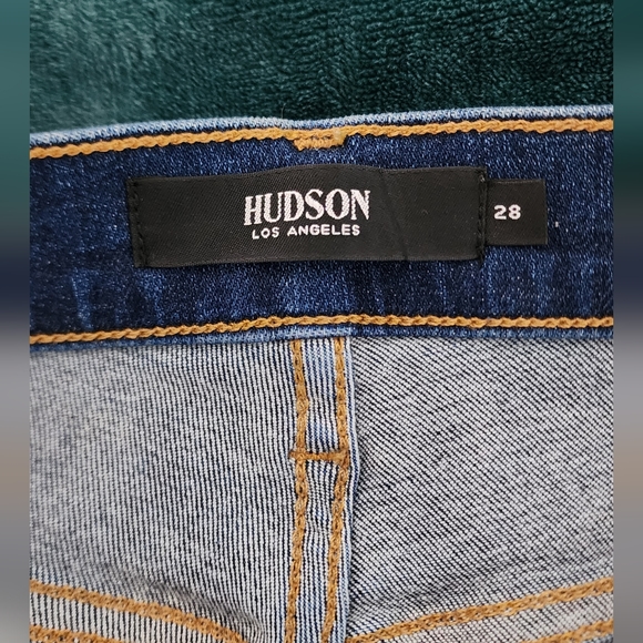 HUDSON JEANS Centerfold High Rise Super Skinny in Mohawk Size 28 NWOT - Picture 9 of 10